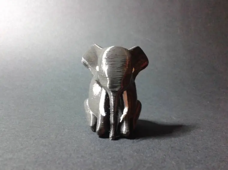 Cartoon Elephant Sitting down-2