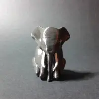Cartoon Elephant Sitting down-2