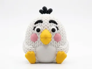 Matilda - Angry Birds - Toy - Keyring  Charm Knitted Crochet