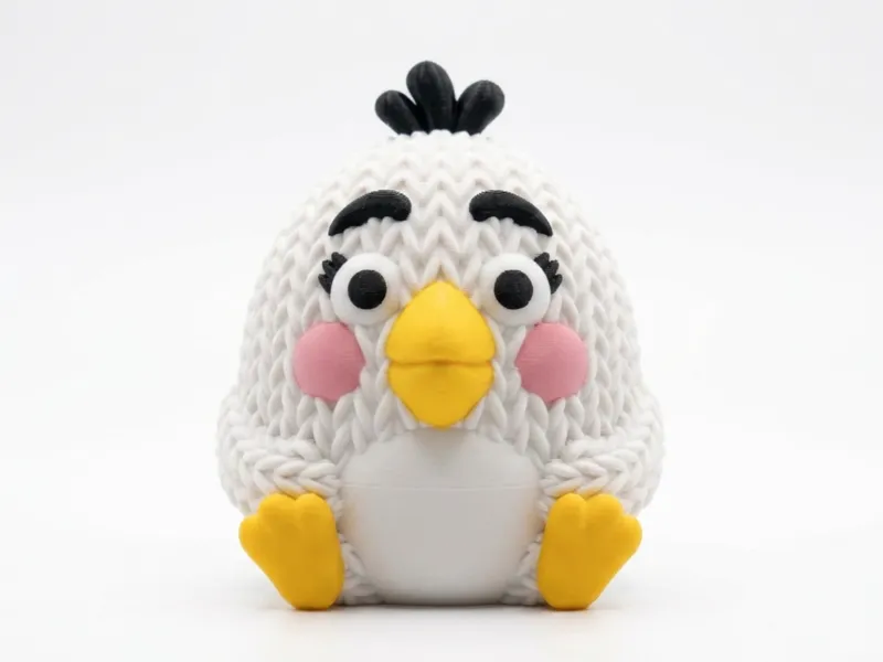 Matilda - Angry Birds - Toy - Keyring  Charm Knitted Crochet