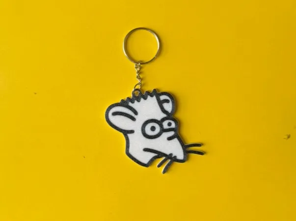 KEYCHAIN BART SIMPSONS RAT NIÑO RATA SIMPSON