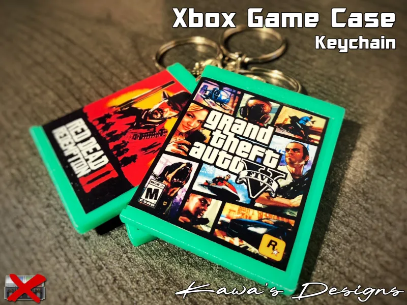 Xbox One Game Case Keychain