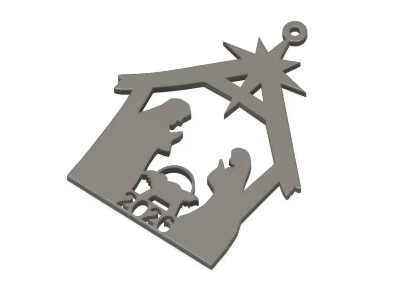 Nativity 2026 Tree Ornament