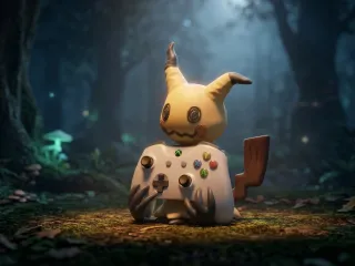 Mimikyu Controller Holder