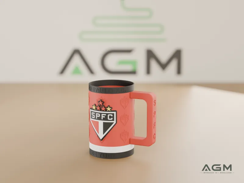 São Paulo FC - Porta Copo Stanley com Alça