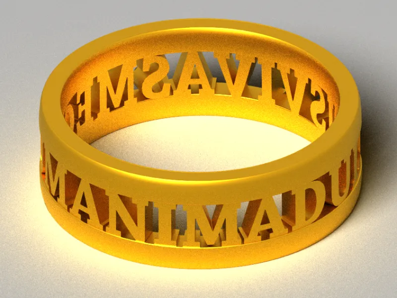 anima dulcis vivas mecum 2 rings
