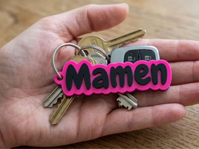 Llavero con nombre Mamen