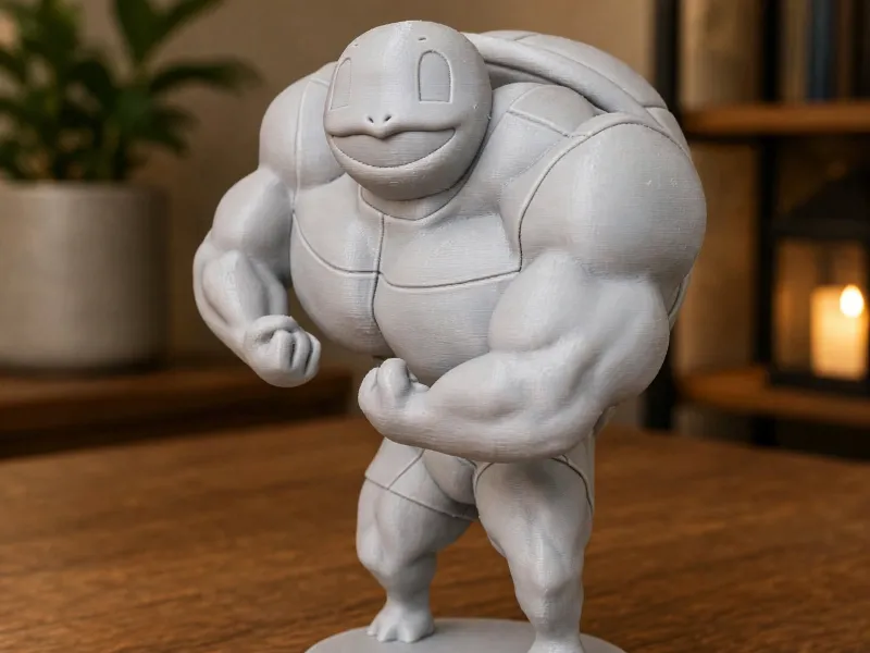 Adorable Armored Turtle Creature – Cute Fantasy Figurine STL