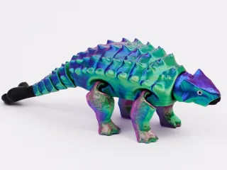 Articulated Ankylosaurus - Multi Part Print!!!