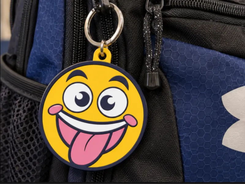 smiley keychain