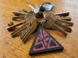 Vasco Rossi Logo Keyring – Fan Art-0
