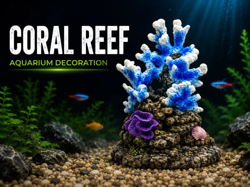 Coral Aquarium Decoration
