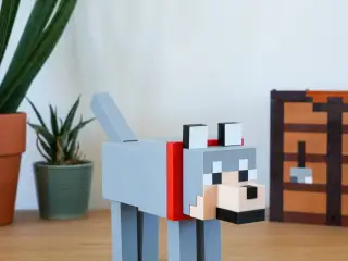 Minecraft Articulated Wolf