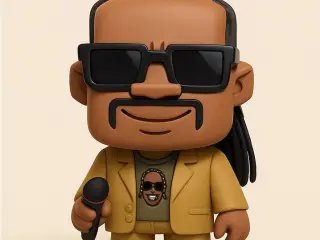 Chibi Stevie Wonder