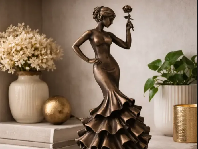 Flamenco Dancer STL File | 3D Printable Sculpture