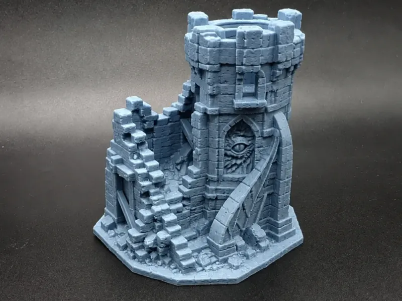 Ruined Dragon Tower – DnD RPG Tabletop Terrain