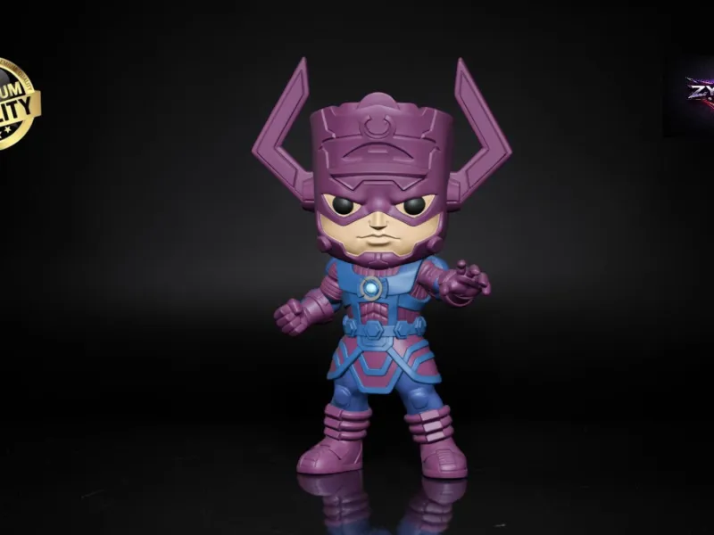 Galactus Funko STL Figurine Marvel Chibi Entité Cosmique Impression 3D
