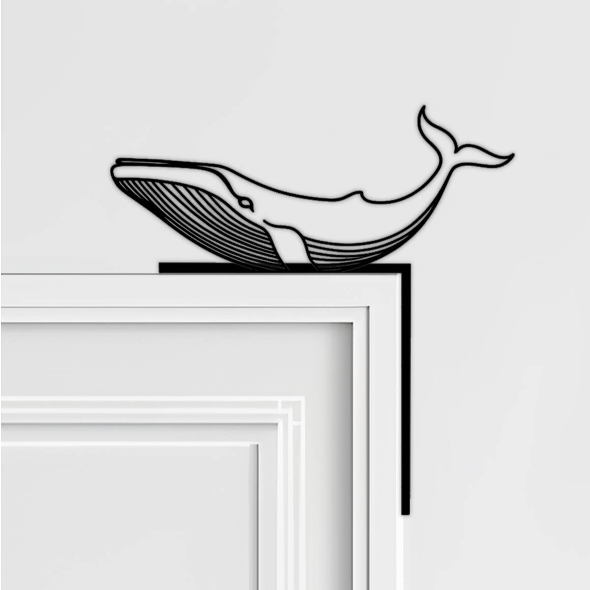 Whale Door Corner Decor, Door Frame Decor, Home Decor