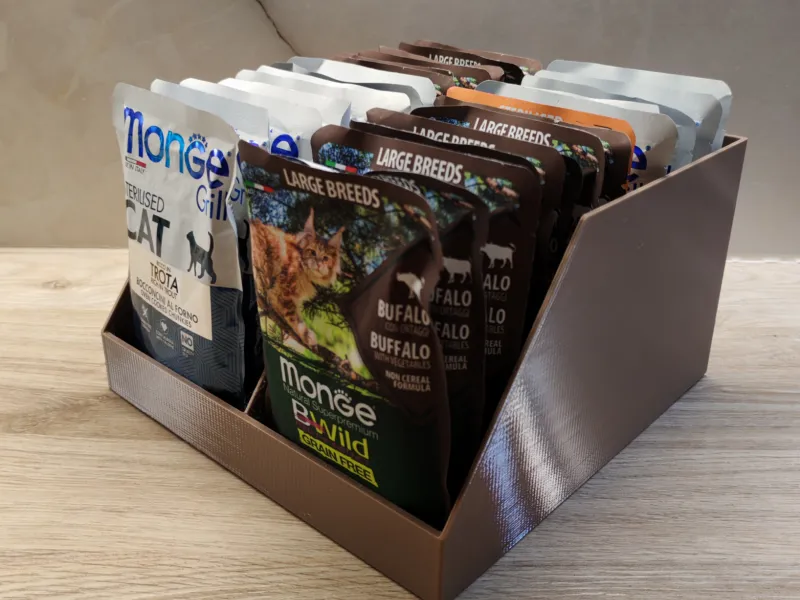 Organizador de Ração para Gatos