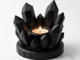 Home Decor Crystal Candle Stand-0