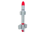 Cute little decorative rocket for your playroom, 120 cm-0