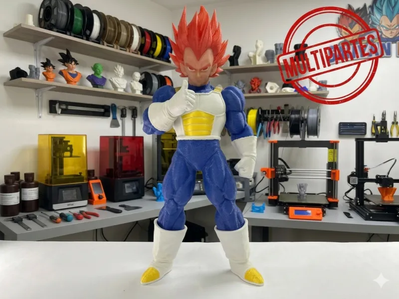 Vegeta SSJ Deus - Multipartes
