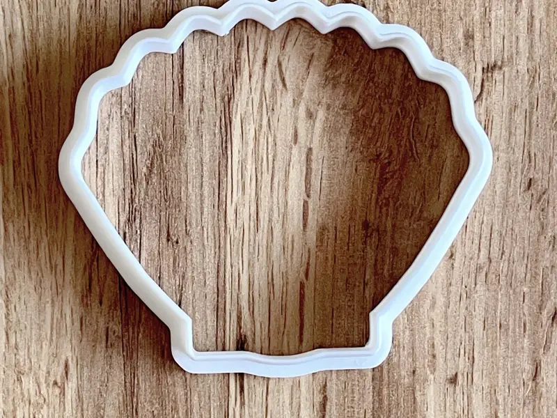 Shell Cookie Cutter, 2 stl files, shape, imprint, Seashell