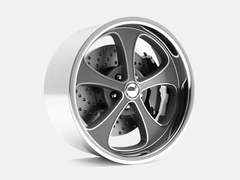 20x10 Ridler 645 Wheel and Brake