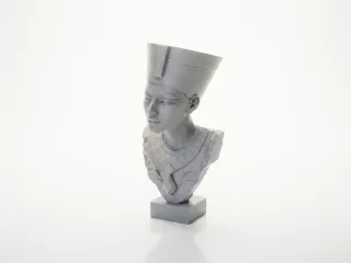 Egyptian Pharaoh Bust Ancient Sculpture 3D Printable