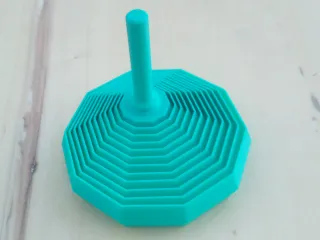 Decagonal Fractal Fidget with Handle