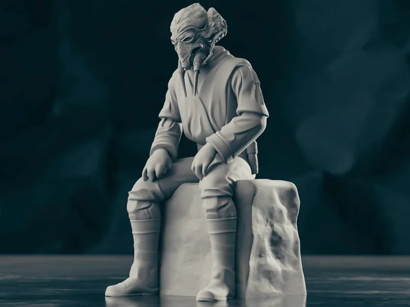 Plo Koon - Estatua de Contemplación