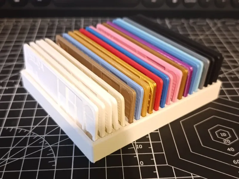 Bandeja Organizadora de Muestras de Filamento (Apto A1 Mini)