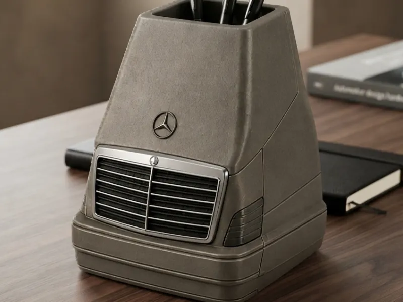 Mercedes W124 Esintili 3D Baskı Kalemlik