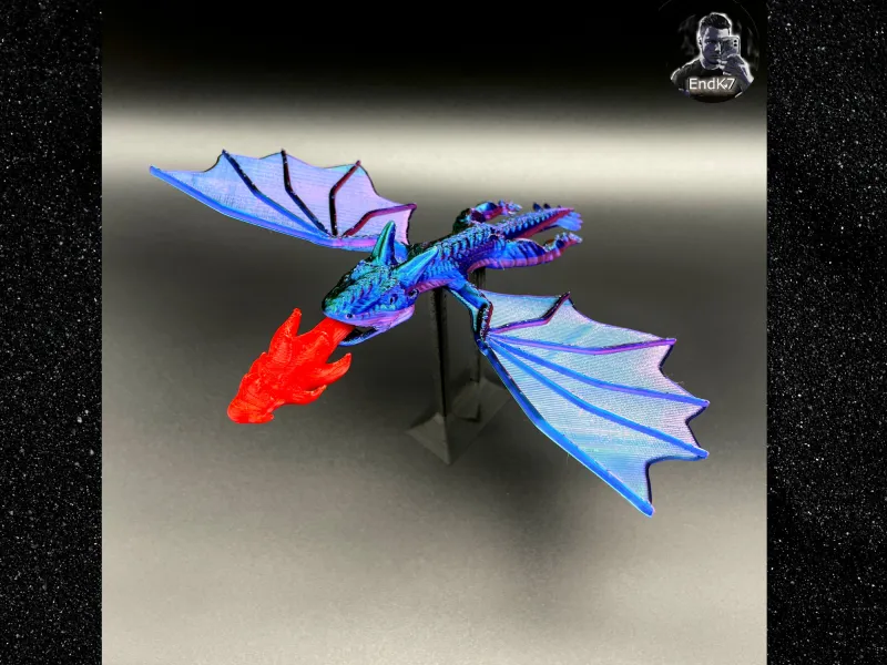 Drago Volante - Luminescente al Buio - Viverna