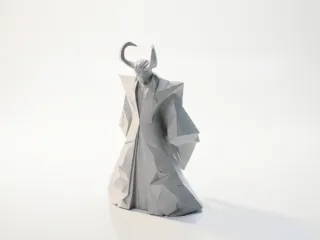 Geo Loki Figurine Marvel 3D Printable
