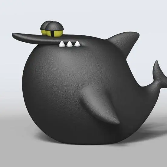 Shark Creature FIgure Fan Art Toy