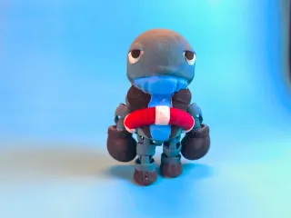 floating whale articulated