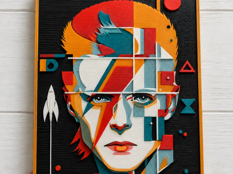 Ziggy Stardust Wallart