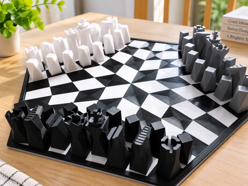 Three Player Chess board