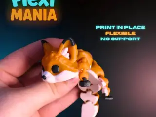Flexi Fox Fully Articulated Printable Animal Toy