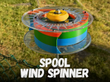 Spool Wind Spinner: Another Way to Recycle a Filament Spool-0
