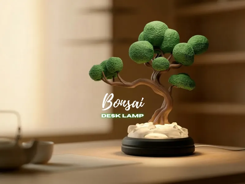 Bonsai Schreibtischlampe