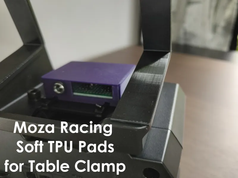 Moza Racing Wheelbase Soft TPU Pads for Table Clamp