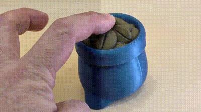 咖啡豆袋按压解压玩具