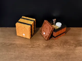 Minecraft 木桶收纳盒