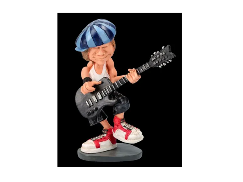 Stylized Caricature Rock Guitarist  Jeff