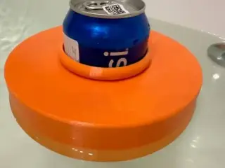 Floating can holder