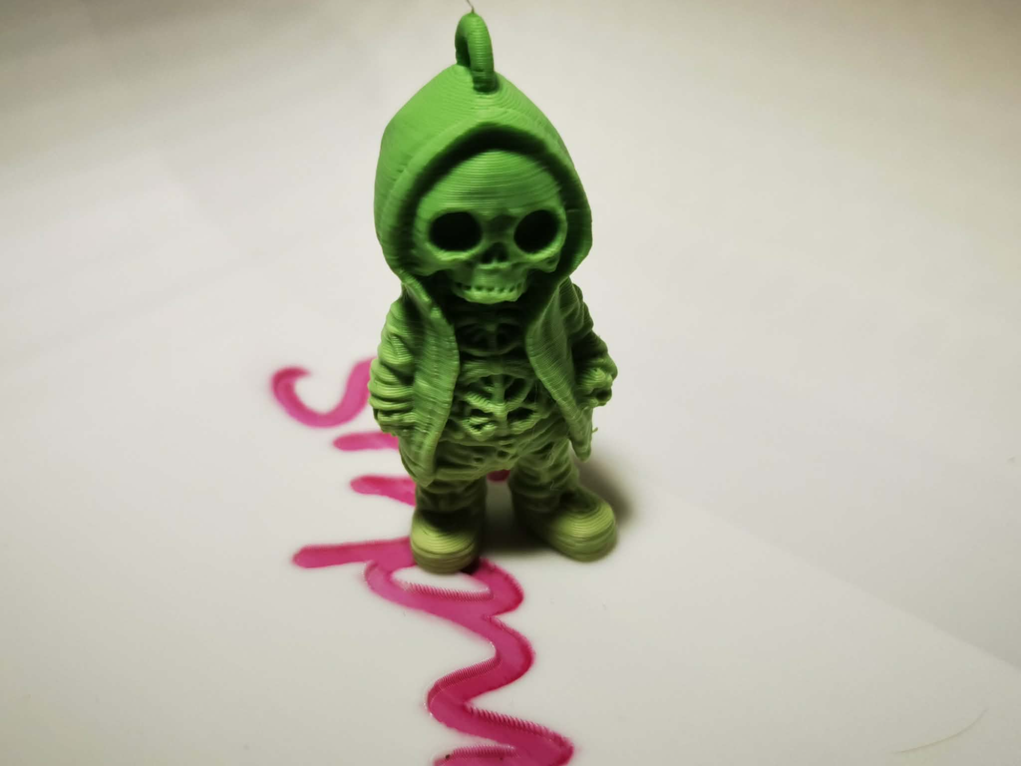 Skeleton Hoodie Keychain - Lifestyle - PLA - 3D printed product - фото 2