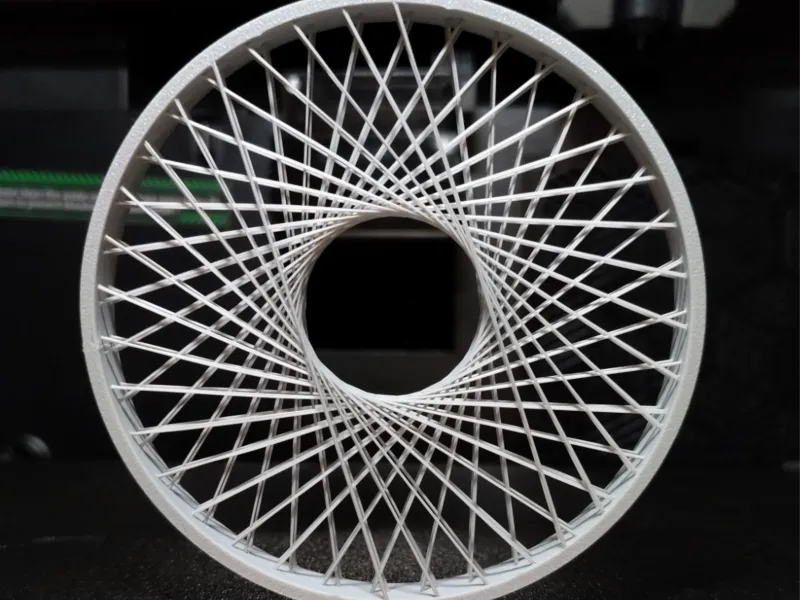 Suspended filament vortex