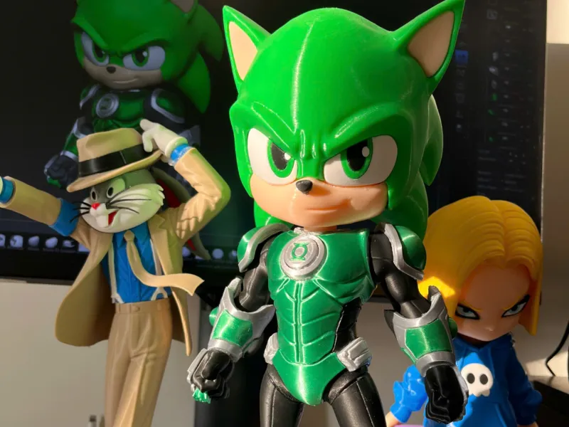 CYBER Green Lantern Sonic _ (MULTIPARTS/3MF/NoAMS)